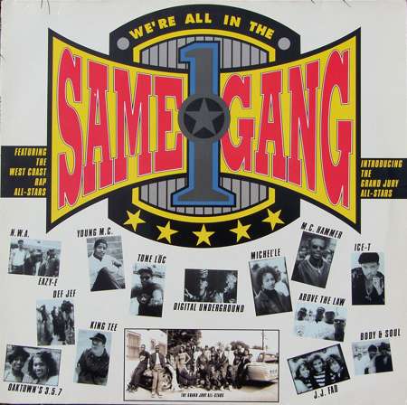 West Coast Rap All-Stars We're All in the Same Gang cover art