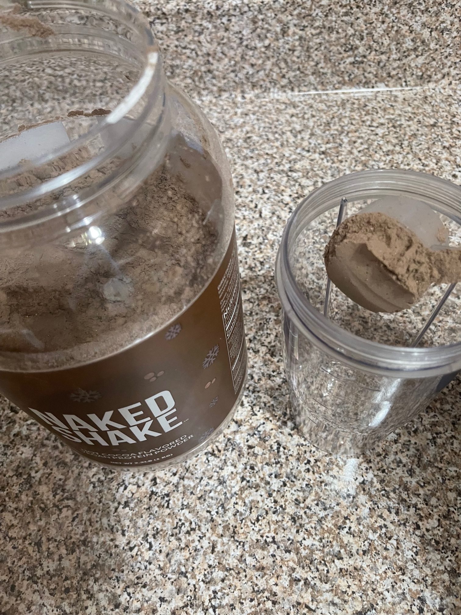 Naked Nutrition Hot Cocoa Protein Powder Make Great Shakes on the Go