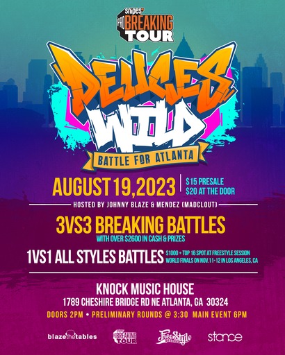 SNIPES Breakdancing Tour Invades Atlanta on August 19th
