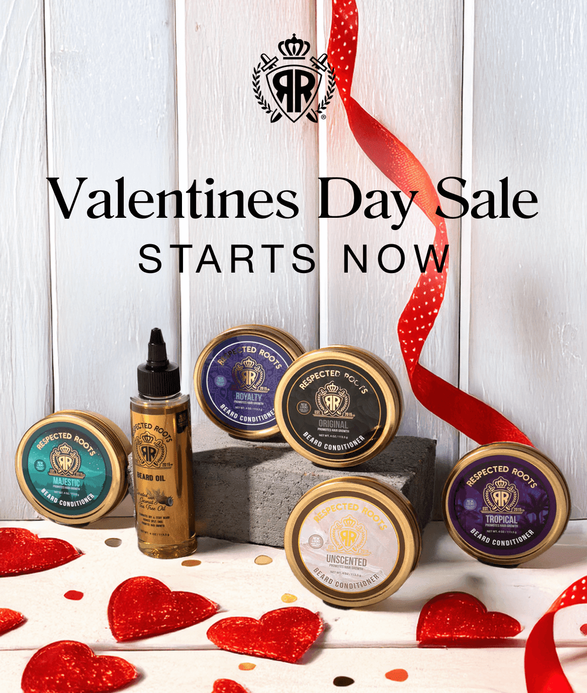 20% Off Respected Roots Valentine’s Day Sale