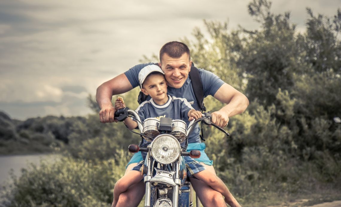 4 Safety Tips for Riding a Motorcycle With Children